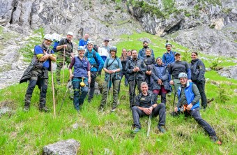 Aufstieg zur Bartgeiernische | © Hansruedi Weyrich