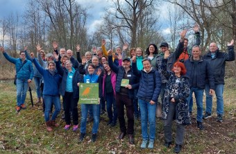 Ehrenamtliche im Projekt Vogelfreundlicher Garten | © LBV