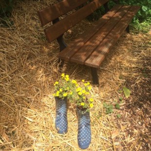 Schulgarten-Wettbewerb 2016 Gustav-Woehrnitz-Mittelschule Gummistiefel | © Gustav-Woehrnitz-Mittelschule