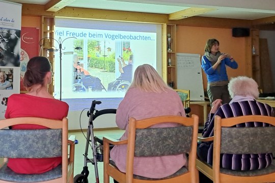 Vortrag m Vitanas Seniorencentrum Rosenpark in Uehlfeld | ©Margareta Loscher