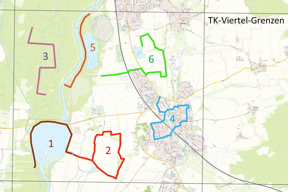 Wintervogelatlas Beispielroute