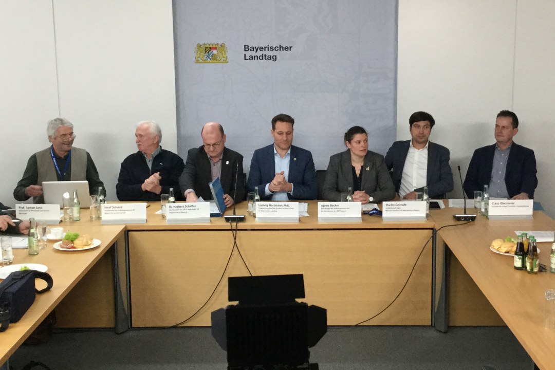 Prof. Dr. Roman Lenz, Josef Schmid, Norbert Schäffer, Ludwig Hartmann, Agnes Becker, Martin Geilhufe, Claus Obermeier | © Susanne Günther