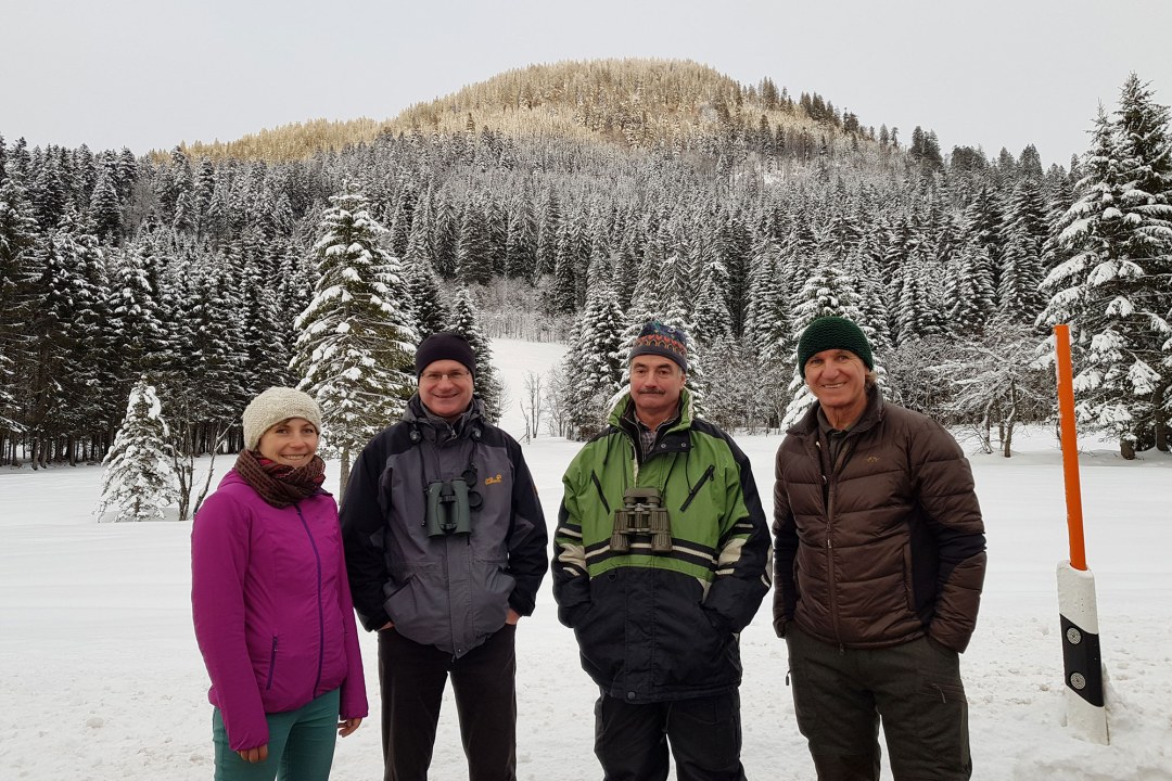 Kathrin Struller (LBV), Norbert Schäffer (LBV), Heinrich Schwarz (KJV), Edmund-Clemens Herzog (KJV) | © LBV
