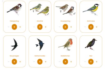 Vogelbeobachtungen im Meldeformular des LBV zur Erfassung der Artenvielfalt in Bayern. | © LBV