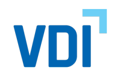 Das VDI-Logo symbolisiert innovative Ingenieurskunst und den Einsatz des LBV für den Natur- und Vogelschutz in Bayern.