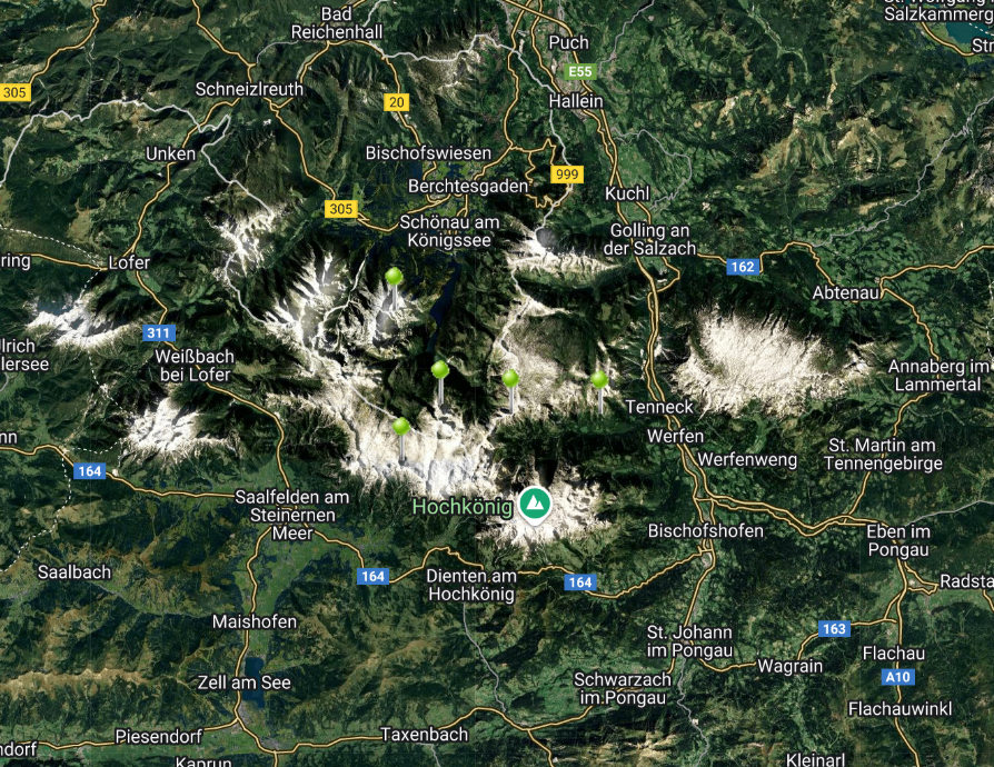 Fünf Bartgeier in BGD |© LBV