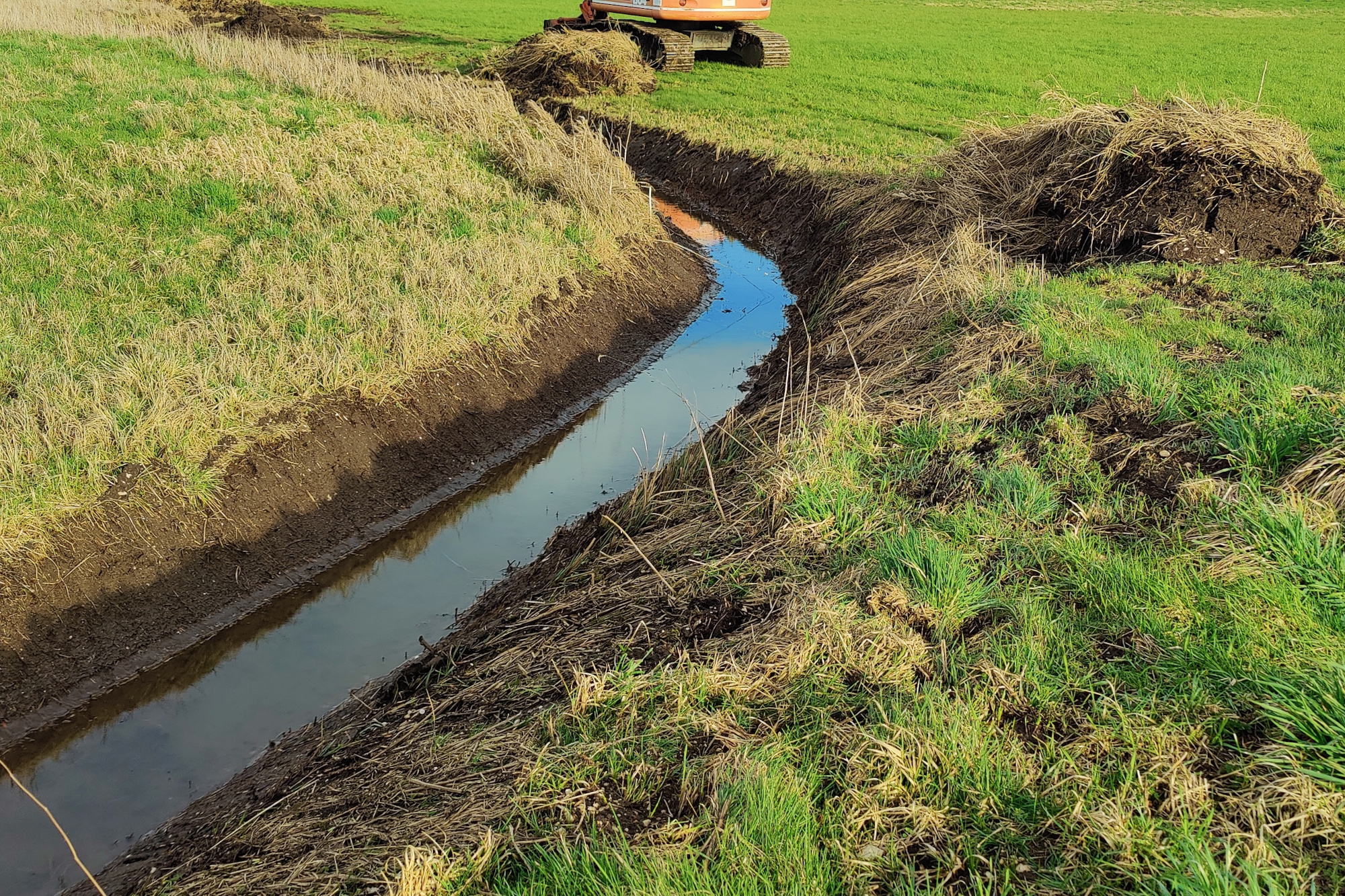 Baggerarbeiten am Niedermoor bei Treuchtlingen | © Sebastian Amler