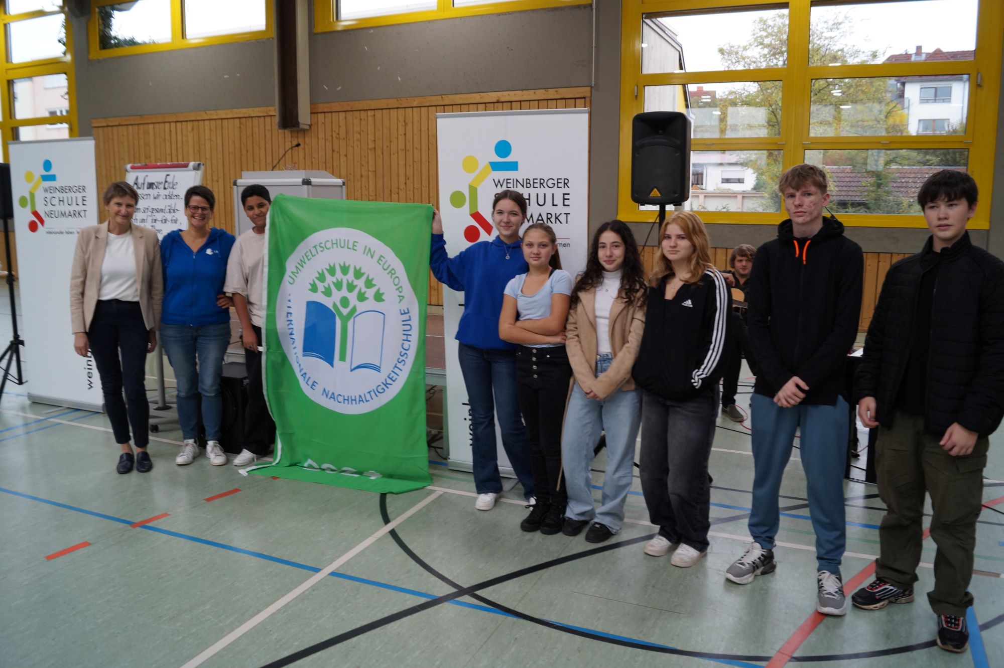 Schülerinnen und Schüler des Schülerparlaments | © Weinberger Schule Neumarkt