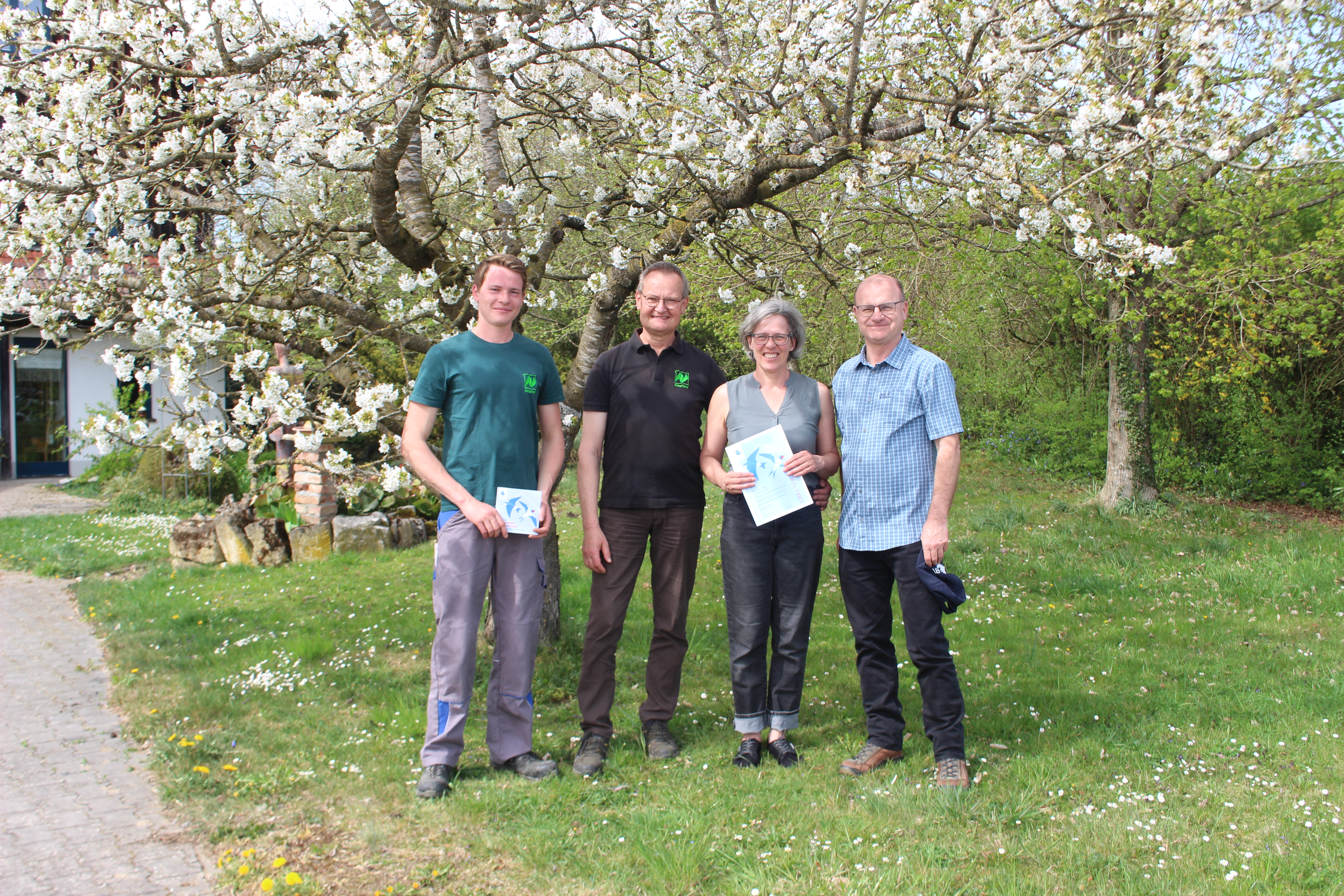 Stefan, Hubert und Eveline Heigl (Naturland), Norbert Schäffer | © Christiane Geidel