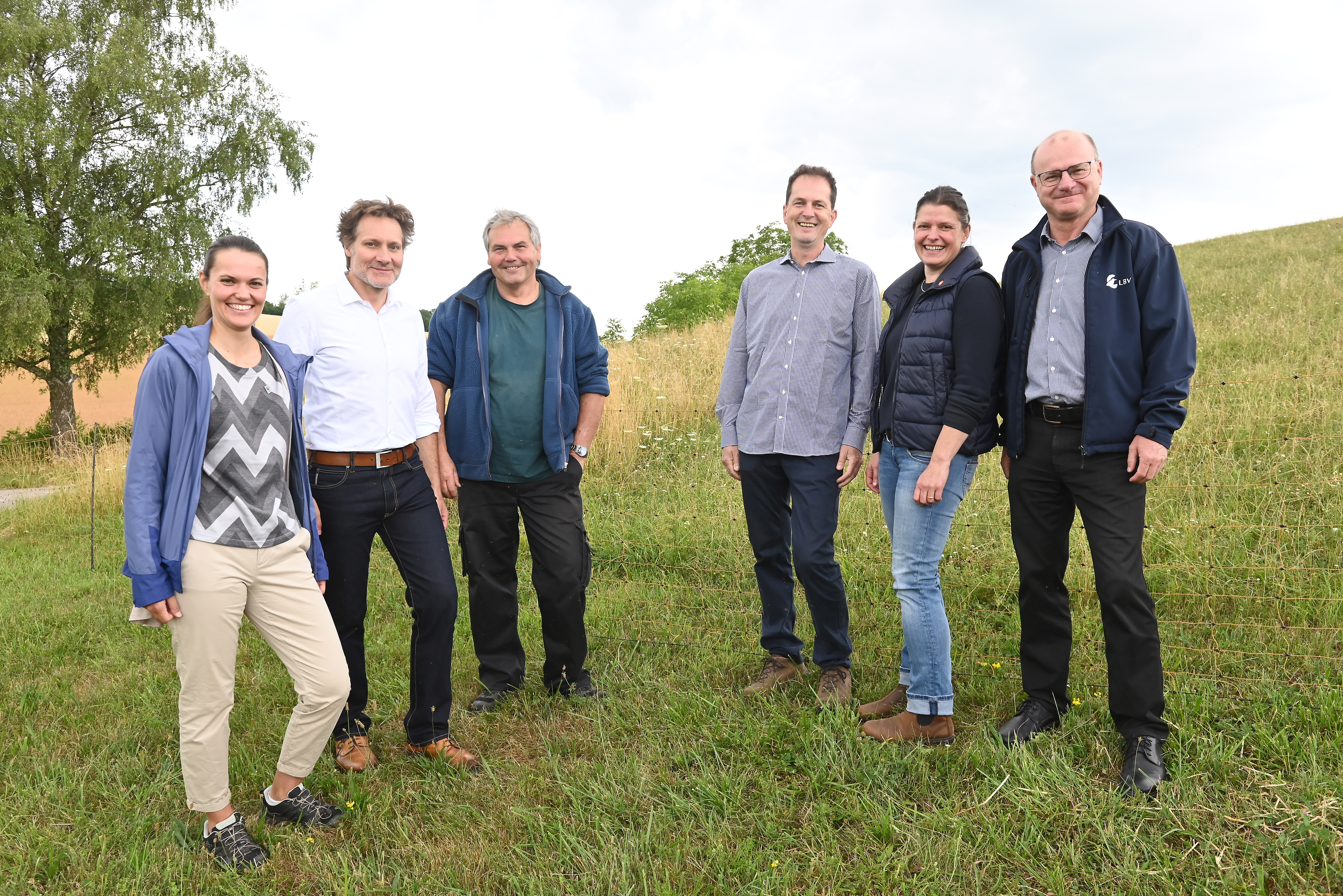 Volksbegehren Artenvielfalt zu Besucht bei Landwirt Toni Wollschläger | © Robert Haas